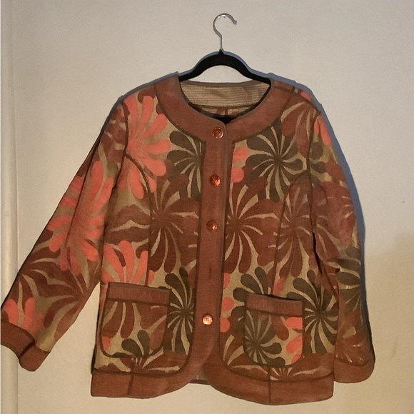 Size 3X Parsley & Sage Reversible jacket - Picture 2 of 2